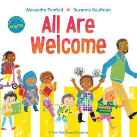 Embrace diversity and inclusion with 'All Are Welcome' by Alexandra Penfold. This heartwarming picture book celebrates unity and acceptance, making it a must-have for every child's library