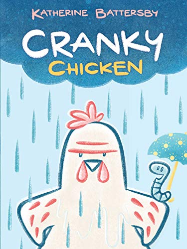 CRANKY CHICKEN (VOL. 1). Cranky Chicken is, well, cranky. With one cranky eyebrow, cranky eyes, and even cranky, scratchy feet. But then one day, Cranky meets a very friendly worm named Speedy who wants nothing more than to be friends. Young readers will love seeing the mismatched friendship grow over the course of three charming and laugh-out-loud short adventures as Chicken and Speedy become BFFs (Best Feathered Friends) and Speedy shows Chicken how to look on the bright side. Ages : 6-9 years old