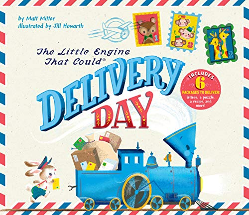 Experience the timeless tale of determination and teamwork in 'Delivery Day - The Little Engine That Could' by Matt Mitter. Ages: 3-7 years. Children Fiction.